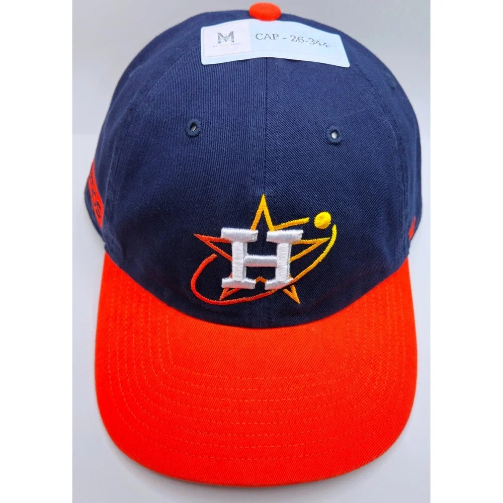 47 Brand Houston Astros MLB Baseball Cap Navy Orange Adjustable Hat OSFA